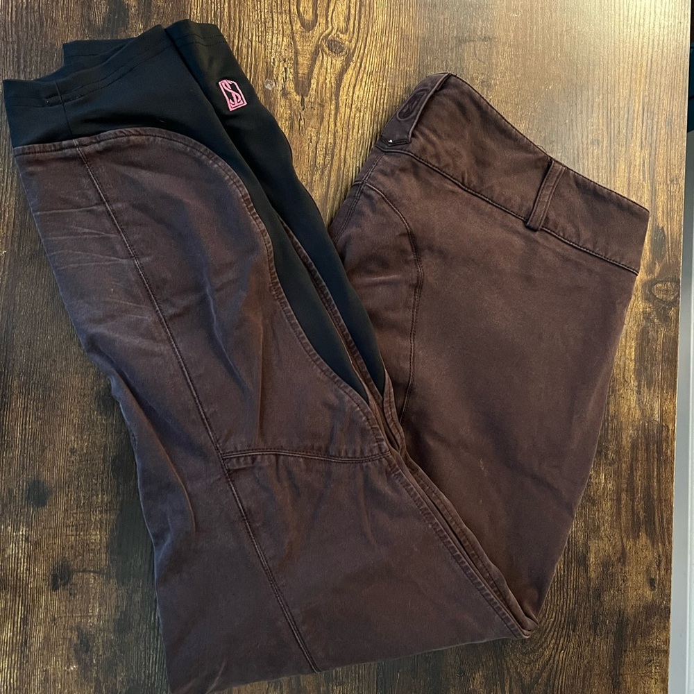 Tredstep Symphony equestrian riding Breeches pant brown 34R